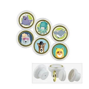 Műanyag gyerekbútorgomb szettben 6db