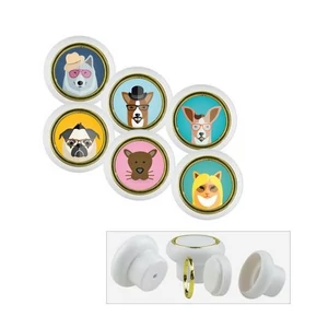 Műanyag gyerekbútorgomb szettben 6db