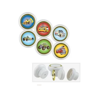 Műanyag gyerekbútorgomb szettben 6db