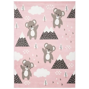 Jolly koala mintás rózsaszín gyerekszőnyeg 