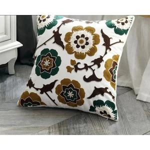 Hímzett díszpárna huzat