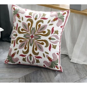 Hímzett díszpárna huzat