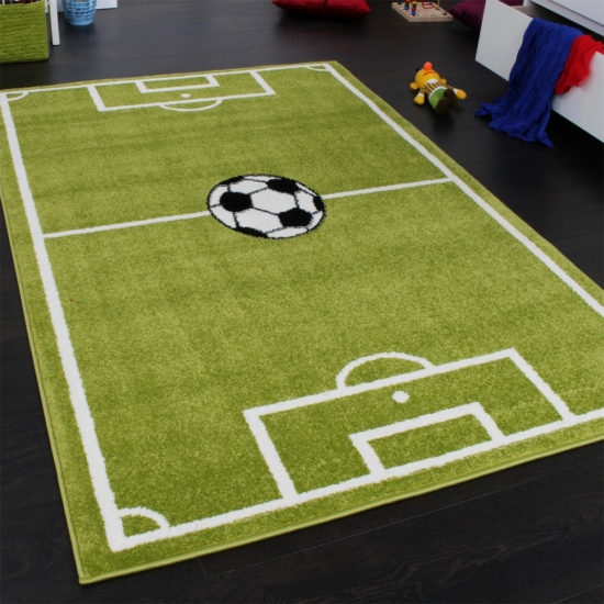 Gyerekszoba szőnyeg focilabda mintával - több méretben