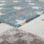 Kép 3/6 - Gyerekszoba szőnyeg csíkos apró csillagos mintával - több méretben
