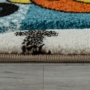 Kép 2/3 - Gyerekszoba szőnyeg vonatos dzsungel állat mintával - több méretben