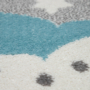 Kép 3/4 - Gyerekszoba szőnyeg felhős elefánt mintával - több méretben