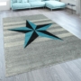 Kép 1/3 - Gyermekszoba szőnyeg csillag mintával 