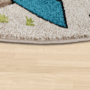Kép 2/7 - Gyerekszoba szőnyeg hegyi utak mintával - több méretben