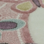 Kép 2/3 - Gyerekszoba szőnyeg kerek pillangós mintával - több méretben