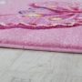 Kép 2/3 - Gyerekszoba szőnyeg pillangó és szívecske mintával - több méretben