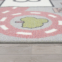 Kép 2/4 - Gyerekszoba szőnyeg ugróiskola mintával - több méretben