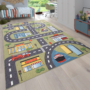 Kép 1/4 - Gyerekszoba szőnyeg városi utca mintával - több méretben