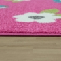Kép 2/3 - Gyerekszoba szőnyeg virágos pillangós mintával - több méretben